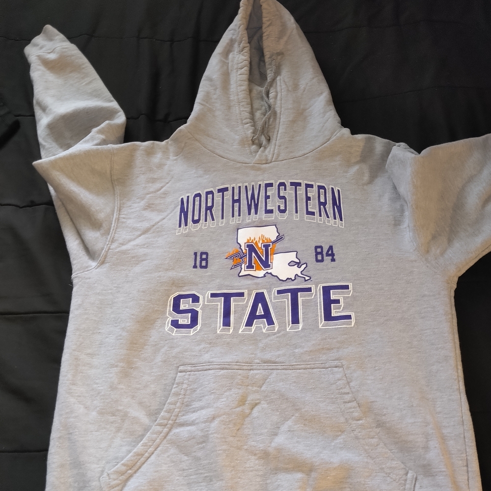 Gray Northwestern State Hoodie